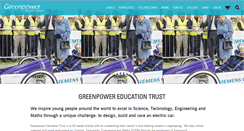 Desktop Screenshot of greenpower.co.uk